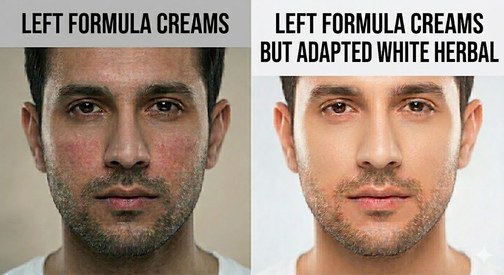 Before and after skin results