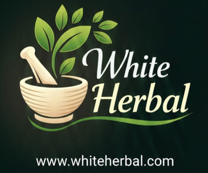 White Herbal Logo
